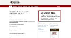 Desktop Screenshot of espanien.de
