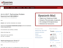 Tablet Screenshot of espanien.de